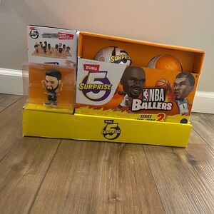 4 - SEALED 2025, 5-Surprise NBA Ballers Series 2,  each a 4-Pack , 1/2 court